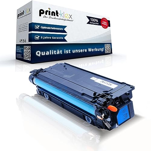 Print-Klex Toner kompatibel mit HP Color Laserjet Enterprise M555 Series Color Laserjet Enterprise M555x Color Laserjet Enterprise MFP M578dn Color Laserjet Enterprise MFP M578f W2121A Cyan von Print-Klex GmbH & Co.KG