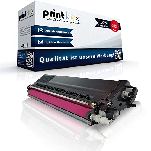 Print-Klex Tonerkartusche kompatibel für Brother MFC 9450 Series 9840 CDW TN-135M TN 135M TN135M TN 135 Rot Magenta - Color Pro Serie von Print-Klex GmbH & Co.KG