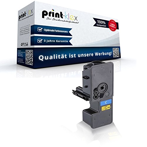 Print-Klex Tonerkartusche kompatibel für Kyocera ECOSYS M 5521 CDN ECOSYS M 5521 cdw ECOSYS P 5021 1T02R9CNL1 TK5220 TK 5220 TK-5220 C TK 5220C Cyan Blau - Office Plus Serie von Print-Klex GmbH & Co.KG