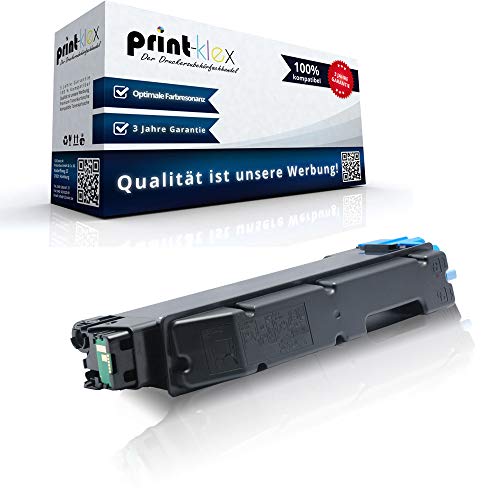 Print-Klex Tonerkartusche kompatibel für Kyocera ECOSYS M 6230 cidn ECOSYS M 6230 cidnt ECOSYS M 6630 cidn ECOSYS P 6230 CDN TK 5270 TK5270 TK 5270C 1T02TVCNL0 TK-5270C Cyan Blau - Office Plus Serie von Print-Klex GmbH & Co.KG