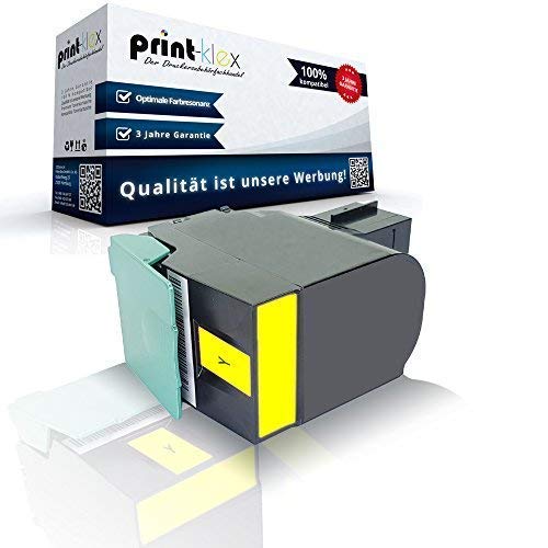 Print-Klex Tonerkartusche kompatibel für Lexmark CS 317 CS 317 dn CS 417 dn CS 517 de 71B0040 71B20Y0 Yellow Gelb - Office Plus Serie von Print-Klex GmbH & Co.KG