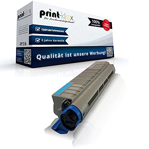 Print-Klex Tonerkartusche kompatibel für Oki C822 C822N C822DN C822CDTN C-822 C-822-N C-822-DN C-822-CDTN Cyan C von Print-Klex GmbH & Co.KG