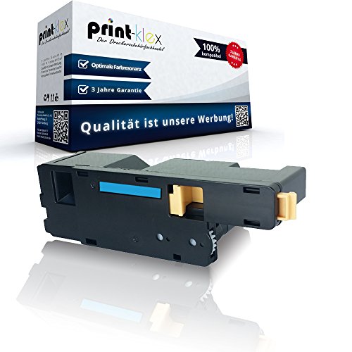 Print-Klex Tonerkartusche kompatibel für Xerox Phaser 6020 6020BI 6022 6027 6025 6027 WorkCentre 6025 6027 106R02756 Blau Cyan - Office Quantum Serie von Print-Klex GmbH & Co.KG