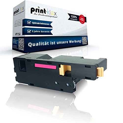 Print-Klex Tonerkartusche kompatibel für Xerox Phaser 6020 6020BI 6022 6027 6025 6027 WorkCentre 6025 6027 106R02757 Rot Magenta - Office Quantum Serie von Print-Klex GmbH & Co.KG