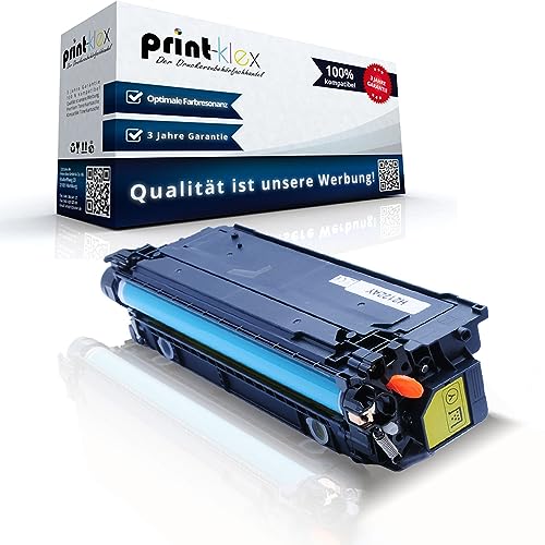 Print-Klex Tonerkartusche kompatibel mit HP Color Laserjet Enterprise Flow MFP M 578 c Color Laserjet Enterprise Flow MFP M 578 z W2122A 212A W2122 W2122X 212X Yellow Gelb - Office Plus Serie von Print-Klex GmbH & Co.KG