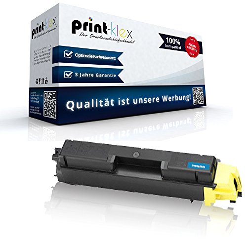 Print-Klex Tonerkartusche kompatibel mit Kyocera ECOSYS P 6021 CDN P6021cdn 1T02KTANL0 TK-580Y XL TK580 TK-580YXL TK580Y Yellow Gelb - Office Plus Serie von Print-Klex GmbH & Co.KG