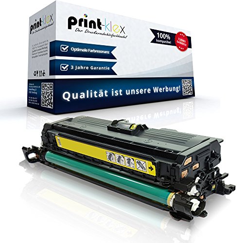 Print-Klex Tonerkartuschen kompatibel mit HP Color LaserJet Enterprise CP-4525 N CP-4525XH CP-4025DN CP-4025N CE262A CE-262A Yellow von Print-Klex GmbH & Co.KG