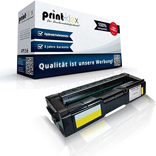Print-Klex Tonerkartusche kompatibel für Ricoh SP C 250 SP C 250 DN SP C 250 e SP C 250 sf SP C 250 sfw SP C250DN SP C250E SP C250SF SP C250SFW SPC Yellow Y von Print-Klex GmbH & Co.KG
