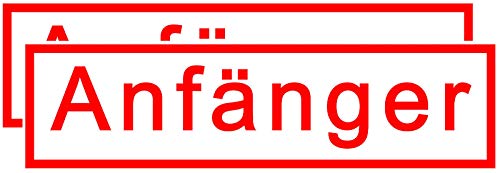 2X Magnetschild Automagnet Anfänger Fahranfänger Magnetaufkleber PKW Schild von Print&Bind Center