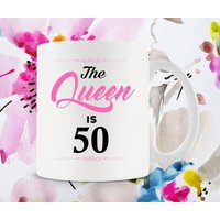 Geburtstagstasse 50. Geburtstag Geschenkideen Für Sie Bday Geschenk Beste Kaffeetasse Geburtstagskaffeetasse 50 Jahre Alte Keramiktasse - Bg260 von PrintFanaticShop