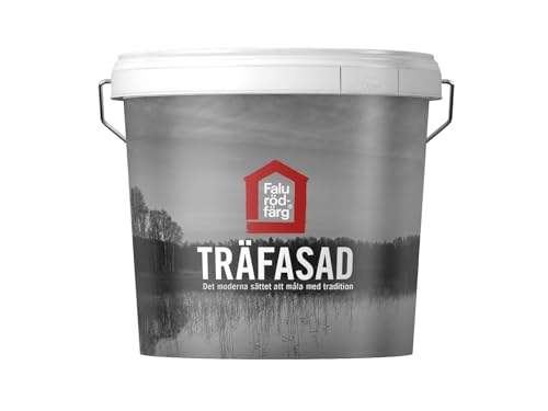 PrintGreen! Falu Rödfärg Träfasad - Schlammfarbe Spezial - Schweden Rot - 1 Liter - NEU! Schwedische Holzfarbe für alle Holzobeflächen (auch bereits gestrichene (außer mit Acrylfarben) von PrintGreen!
