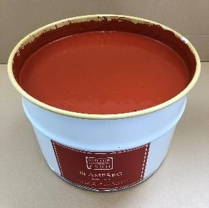 PrintGreen! Slamfärg Schwedenrot Fassadenfarbe by Kulturhantverkarna 100 Liter Eimer Ljusröd/hellrot (Herstellername Italienrot) -geleifert in 10 Eimern (Blech) mit je 10 Litern von PrintGreen!