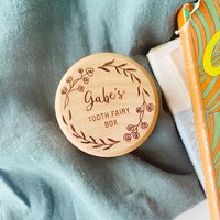 Benutzerdefinierte Hölzerne Zahnfee-Andenken-Box von PrintSmitten