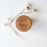 Individuelle Holzbox Als Geschenk Für Eine Zahnfee von PrintSmitten