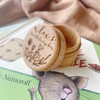 Personalisierte Zahnfee-Box Für Die Erste Geburtstags-Andenken Personalisierte Zahnfee-Box Für Die Erste Geburtstags-Andenken von PrintSmitten