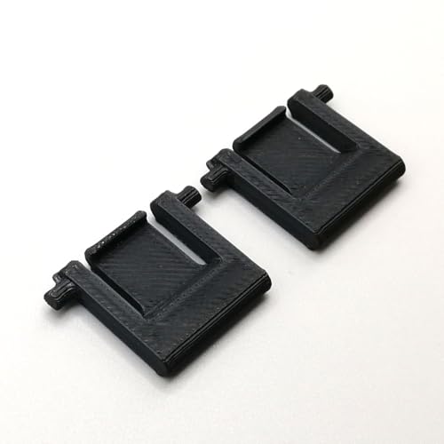 Printbtw 1 Paar Ersatz Tastaturfüße passend für Sharkoon PureWriter RGB in schwarz Tastatur von Printbtw