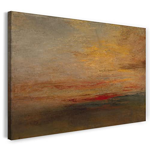 Leinwand (60x40cm): William Turner - Sunset von Printed Paintings