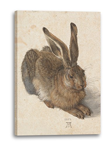 Printed Paintings Leinwand (80x120cm): Albrecht Dürer - Feldhase von Printed Paintings