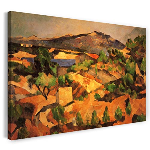 Leinwand (80x60cm): Paul Cézanne - Berge in der Provence von Printed Paintings