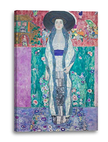 Leinwandbild (30x40cm) Gustav Klimt: Adele Bloch-Bauer II (1912), Leinwand auf Keilrahmen gespannt und fertig zum Aufhängen, hochwertiger Kunstdruck aus deutscher Produktion von Printed Paintings