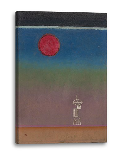 Leinwandbild (30x40cm) Wassily Kandinsky: Fern (1930), Leinwand auf Keilrahmen gespannt und fertig zum Aufhängen, hochwertiger Kunstdruck aus deutscher Produktion von Printed Paintings