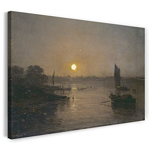 Leinwandbild (40x30cm) William Turner: A Study at Millbank, Leinwand auf Keilrahmen gespannt und fertig zum Aufhängen, hochwertiger Kunstdruck aus deutscher Produktion von Printed Paintings