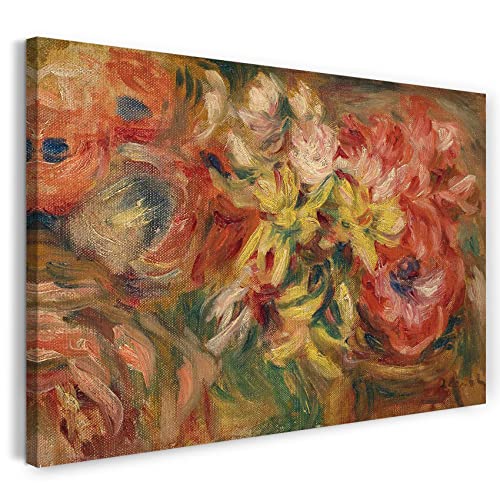 Printed Paintings Leinwand (120x80cm): Pierre Auguste Renoir - Verschiedene Blumen von Printed Paintings