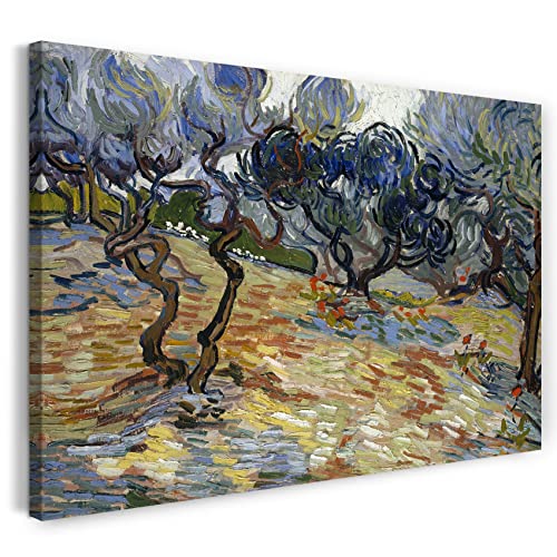 Printed Paintings Leinwand (120x80cm): Vincent Van Gogh - Oliven-Bäume von Printed Paintings