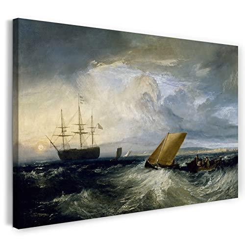 Printed Paintings Leinwand (120x80cm): William Turner - Sheerness as seen from The Nore von Printed Paintings