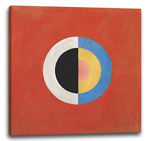 Printed Paintings Leinwand (40x40cm): Hilma af Klint - Der Schwan, Nr. 17 (1915) von Printed Paintings