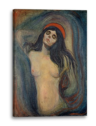 Printed Paintings Leinwand (40x60cm): Edward Munch - Madonna (1894) von Printed Paintings