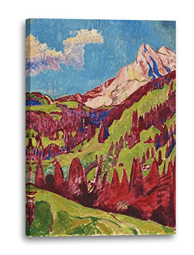 Printed Paintings Leinwand (40x60cm): Ernst Ludwig Kirchner - GUMMFLUH von Printed Paintings