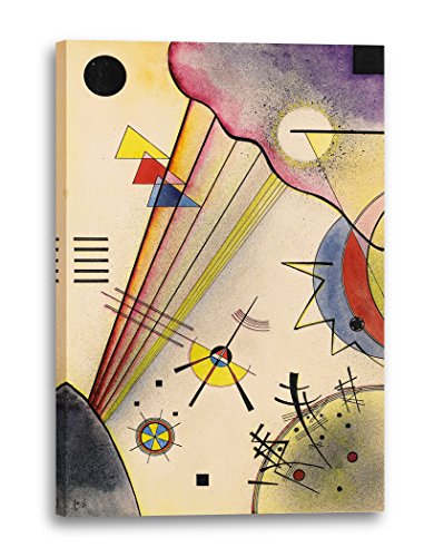 Printed Paintings Leinwand (40x60cm): Wassily Kandinsky - Deutliche Verbindung (1925) von Printed Paintings