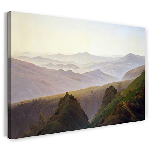 Leinwand (60x40cm): Caspar David Friedrich - Morgens in den Bergen von Printed Paintings