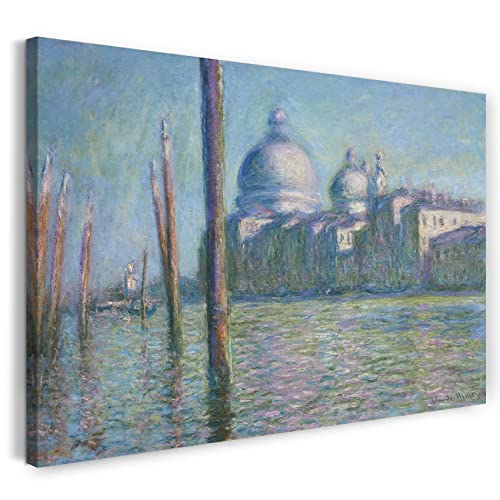 Printed Paintings Leinwand (60x40cm): Claude Monet - Der große Kanal, Venedig (frz. Le Grand Cana von Printed Paintings