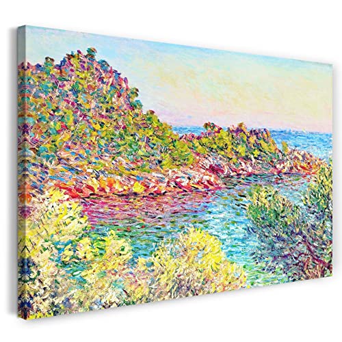 Printed Paintings Leinwand (60x40cm): Claude Monet - Landschaft bei Montecarlo von Printed Paintings