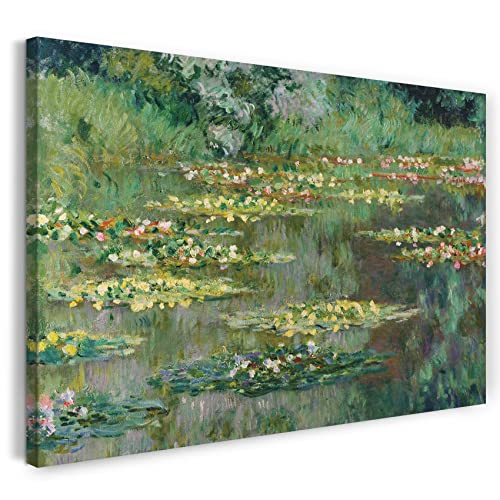 Printed Paintings Leinwand (60x40cm): Claude Monet - Seerosen von Printed Paintings