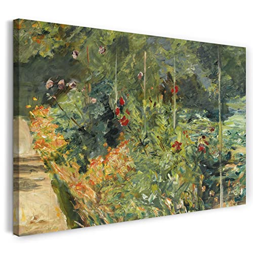 Printed Paintings Leinwand (60x40cm): Max Liebermann - DER NUTZGARTEN IN WANNSEE NACH Westen von Printed Paintings