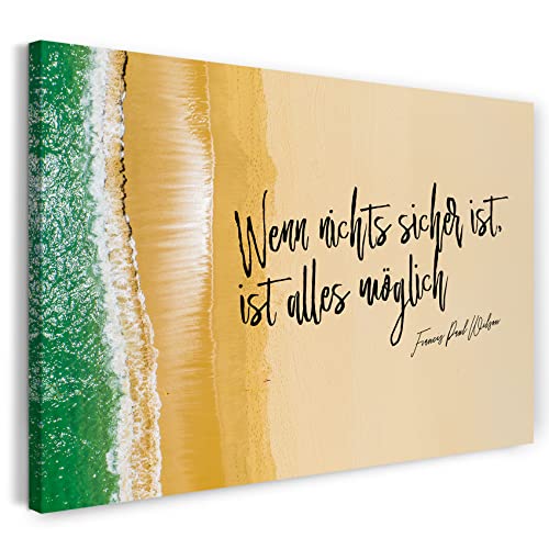 Printed Paintings Leinwand (60x40cm): Motivations-Sprüche und Zitate (Quotes), Inspirational Powe von Printed Paintings