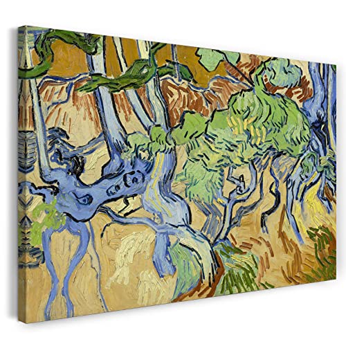 Printed Paintings Leinwand (60x40cm): Vincent Van Gogh - Baumwurzeln von Printed Paintings