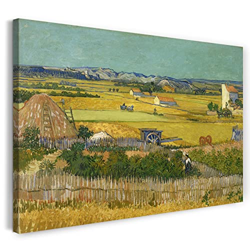Printed Paintings Leinwand (60x40cm): Vincent Van Gogh - Die Ernte von Printed Paintings