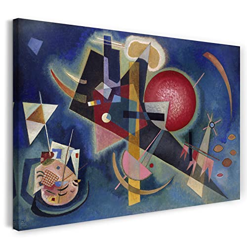 Printed Paintings Leinwand (60x40cm): Wassily Kandinsky - Im Blau (1925) von Printed Paintings