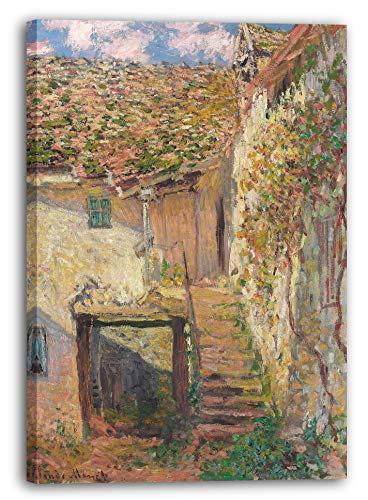 Printed Paintings Leinwand (60x80cm): Claude Monet - L'Escalier von Printed Paintings