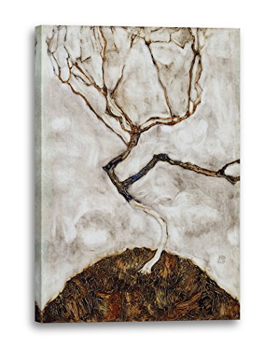 Printed Paintings Leinwand (60x80cm): Egon Schiele - Kleiner Baum im Spätherbst von Printed Paintings