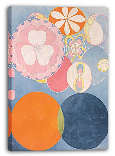 Printed Paintings Leinwand (60x80cm): Hilma af Klint - The Ten Largest, No 2 von Printed Paintings