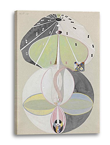 Printed Paintings Leinwand (60x80cm): Hilma af Klint - Tree of Knowledge, Nr. 5 von Printed Paintings