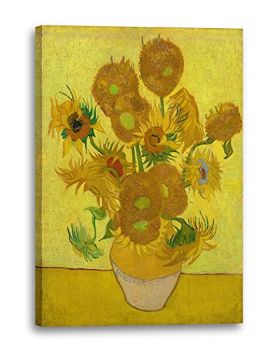Printed Paintings Leinwand (60x80cm): Vincent Van Gogh - Sonnenblumen (1889) von Printed Paintings