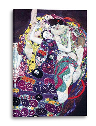 Printed Paintings Leinwand (70x100cm): Gustav Klimt - Die Jungfrau (1913) von Printed Paintings