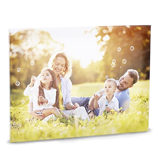 PrintedGift Fotoausdruck auf Leinwand 100% Baumwolle, mit individueller Foto - Höchste Drückqualität- Holzrahmen Leinwände (100 cm x 150 cm) von PrintedGift