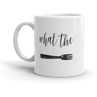 Was Die Gabel-Becher - Lustige Zitat Geschenk Süßes Küchengerät Büro Becher Was Gabel-Cup von PrintedHearts